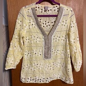 Chicos beaded tunic top. Sz S/M